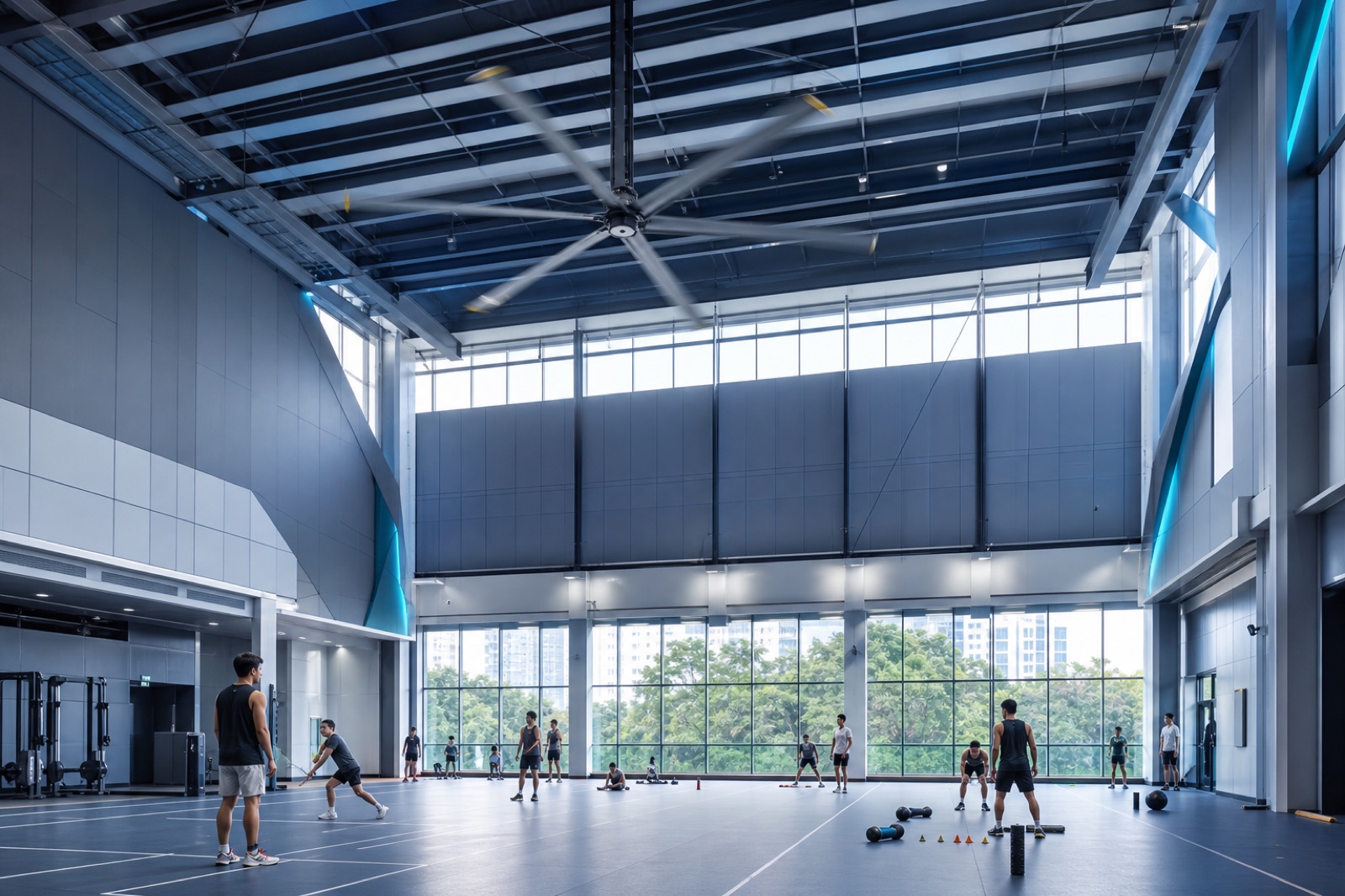 Gyms and sports halls
